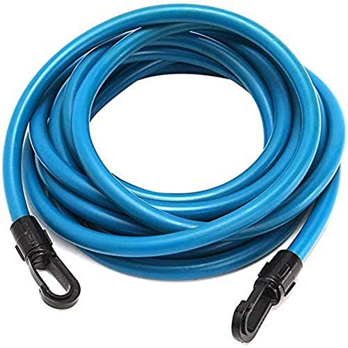 Cuerda de entrenamiento de natación, bandas de resistencia para natación, cuerda elástica para entrenamiento de resistencia estacionaria, herramientas de piscina, color azul