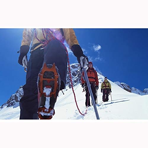 Cuerda de Escalada 9.5MM al Aire Libre Cuerda de Escalada Cuerda de Escape Diámetro del Cuerpo de Bomberos de excursión Subir la Cuerda Auxiliar (Color : Orange, Size : 9.5mm x 30m)