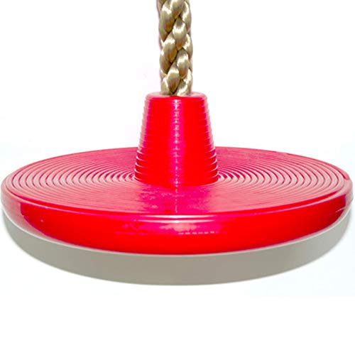 Cuerda de escalada para niños, con soporte de pie para plataformas de escalada, para interior y exterior, patio, para colgar en el árbol, No nulo, Rojo, Tamaño libre