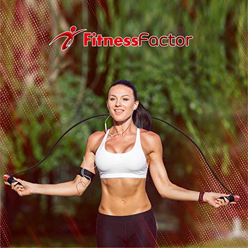 Cuerda de Saltar Ajustable con Bolsa de Transporte, Entrenamiento físico, WOD, Boxeo, MMA y Entrenamiento de Resistencia