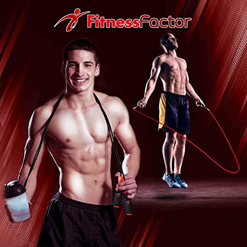 Cuerda de Saltar Ajustable con Bolsa de Transporte, Entrenamiento físico, WOD, Boxeo, MMA y Entrenamiento de Resistencia
