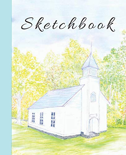 Cute Color Pencil Palmer Church in the Mountains Sketchbook for Drawing Coloring or Writing  Journal (Cool Creative Right Brain Brainstorming Journals)