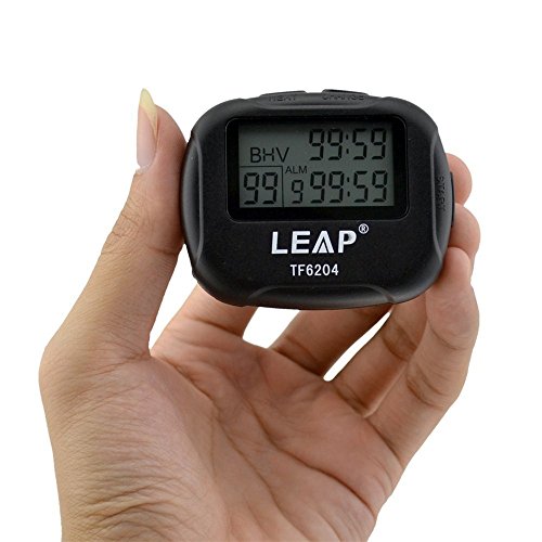 cuzit LCD Digital Pantalla grande alarma temporizador de intervalos TF6204 Trainning Crossfit Running Yoga peso levantamiento Running cronómetro deportes temporizador