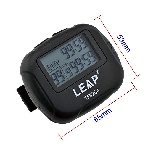 cuzit LCD Digital Pantalla grande alarma temporizador de intervalos TF6204 Trainning Crossfit Running Yoga peso levantamiento Running cronómetro deportes temporizador