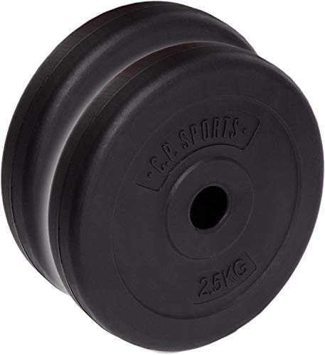 DAI QI Pesas-1 Deportes par de 30 mm Pesas-Back Panel-2.5-15 kg por par (Size : 2.5kg)