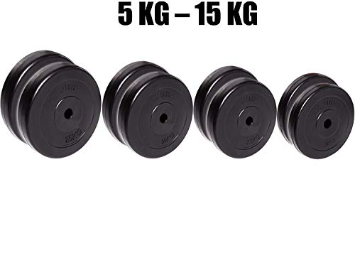 DAI QI Pesas-1 Deportes par de 30 mm Pesas-Back Panel-2.5-15 kg por par (Size : 2.5kg)