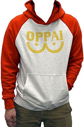 Daiendi One Ponch-Man - Sudadera con capucha para cosplay Blanco y rojo. L