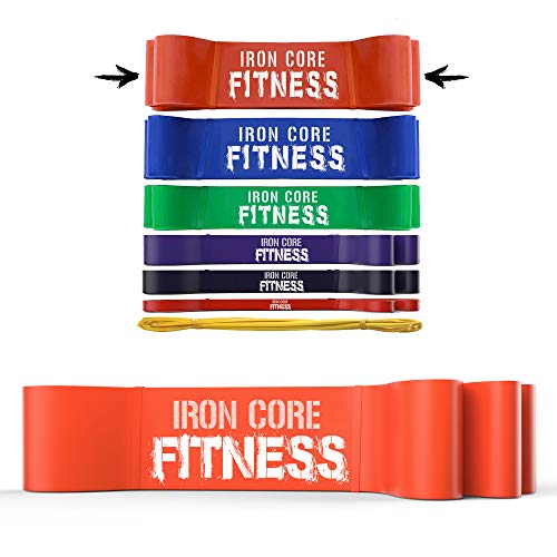 DaisyGro -  Bandas de resistencia Bandas de resistencia para fuerza y entrenamiento de fuerza, crossfit, gimnasio, estiramiento, yoga, flexibilidad  , Orange (30kg-100kg), XXXL