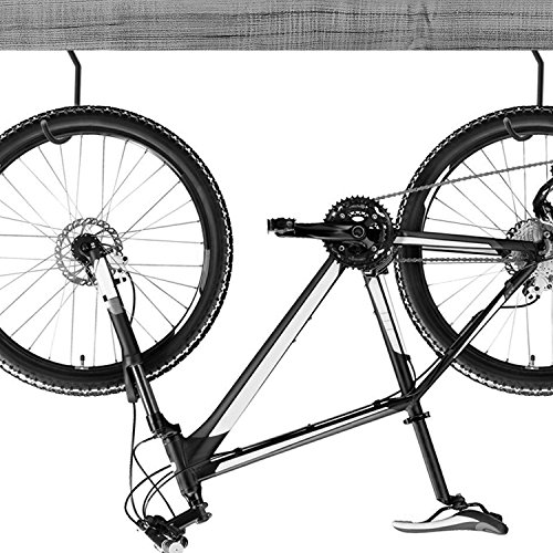 DANCEPANDAS 10 Ganchos para Bicicletas,bicicleta gancho Uso Pesado Juego de Montado,gancho para el techo para guardar bicicletas(Capacidad de carga 60 lbs / 25 kg)
