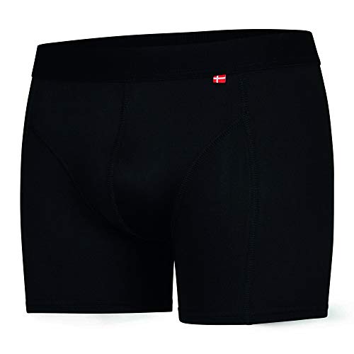 DANISH ENDURANCE Calzoncillos Bóxer de Deporte Pack de 1 (Negro, Large)