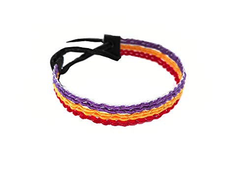 Desconocido Pulsera Color Republica ESPAÑOLA Republicana Trenzada Ajustable (Modelo 1)