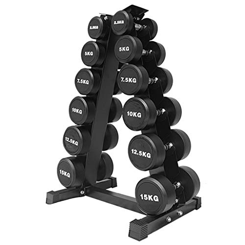 DFANCE Rack para Mancuernas Rack de Peso con Marco en A de 6 Niveles para Mancuernas, 200 kg de Capacidad de Peso Soporte para Mancuernas Soporte para Mancuernas para Almacenamiento de Mancuernas