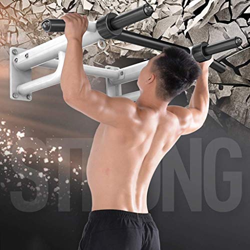 DFKDGL Pull-Up Bars Pull-ups Horizontal Bar Home Fitness Equipment Home Indoor Wall Parallel Bars Wall sandbags Shelf for-Home-Gym-Workout-Routines-Training