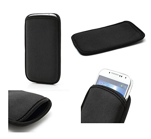 DFV mobile - Funda de Neopreno Premium Impermeable y Anti-Golpes para i Phone X/i Phone XS - Negra