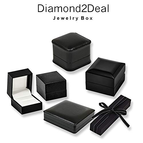 Diamond2Deal - Pulsera multiusos de piel con cuentas de cristal Aurora Borealis