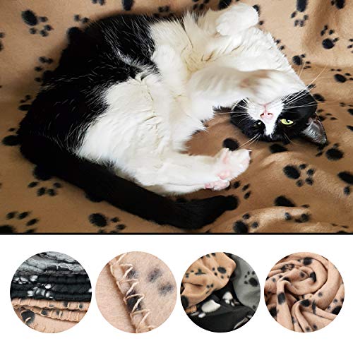 DIGIFLEX Grandes Mantas de Suave Felpa - Para Perros, Gatos, Conejos y Otras Mascotas - Una Buena Adición a la Cama de Su Animal - Mantas para Perros - Mantas de Gatos - 3 Unidades - 68cm x 92cm