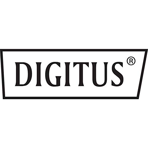 DIGITUS Professional - Estantería para fijación permanente a armarios de 483 mm (19") - DN-19 TRAY-1-400-SW - Adjunto en frente, carga 15 kg, desde 600 mm profundidad, 1 unidades de altura, color negro