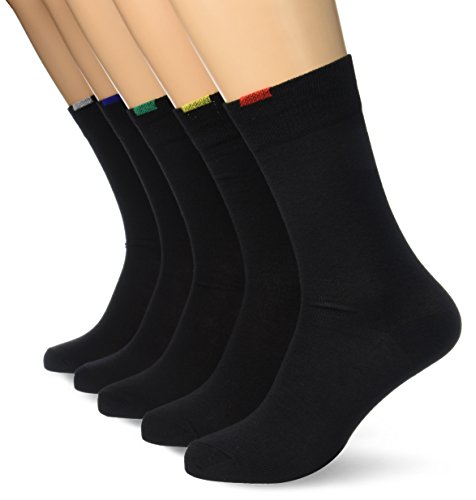 DIM 04CU, Calcetines Para Hombre, Negro, 43-46, Pack de 5