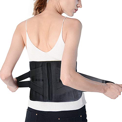 DINOKA Faja Lumbar Hombre/Mujer, Nueva Cínturon Lumbar para Trabajo y Deportiva, Soporte Lumbar para Aliviar el Dolor y Lesiones Prevenir Daños