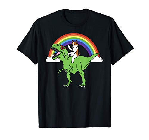 Dinosaurio T-Rex American Staffordshire Terrier Perro Camiseta