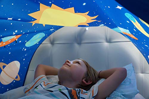 Direct TV Outlet Sleepfun Tent Original Visto en TV Tienda de campaña para la habitación Carpa Infantil Plegable y con Luz Juguete para niños (Color Azul)