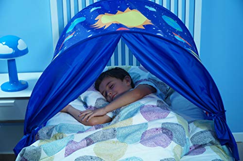 Direct TV Outlet Sleepfun Tent Original Visto en TV Tienda de campaña para la habitación Carpa Infantil Plegable y con Luz Juguete para niños (Color Azul)