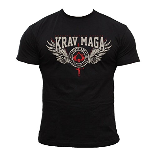 Dirty Ray Artes Marciales Krav Maga camiseta hombre T-shirt DT13 (L)