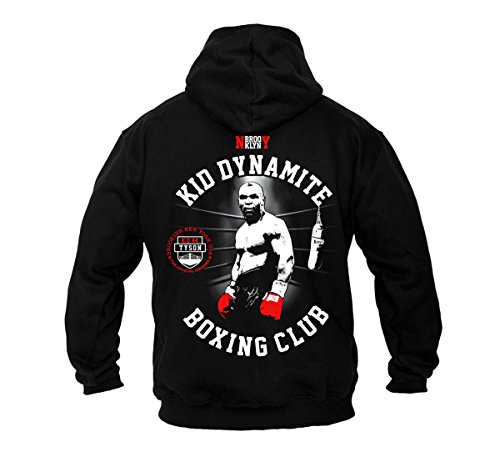 Dirty Ray Boxeo Kid Dynamite Boxing Club sudadera hombre con capucha B22 (M)