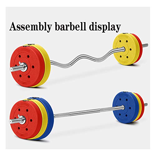 Disco De Pesas Barbell Dumbbell Plates Grip Plate Para Levantamiento De Pesas Culturismo Dhole Diámetro: 3 Cm,Black-10kg