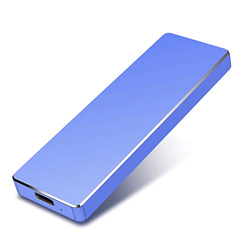 Disco Duro Externo 2tb Type C USB 3.1 para Mac, PC, MacBook, Chromebook, Xbox (2tb, Azul)