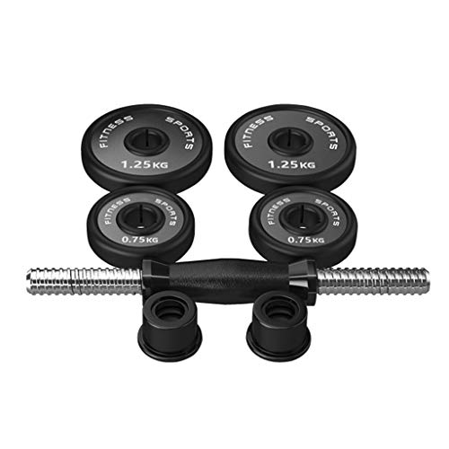 Discos de Pesas Discos Olímpicos Fraccional Micro Barbell placas placas de peso for entrenamiento de la fuerza y ​​del edificio del músculo - Set de 4 Olímpico Barra Placas, 5 libras de peso aumentos