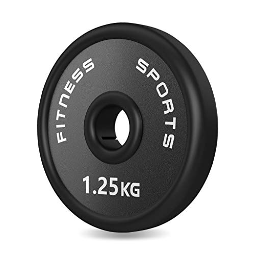 Discos de Pesas Discos Olímpicos Fraccional Micro Barbell placas placas de peso for entrenamiento de la fuerza y ​​del edificio del músculo - Set de 4 Olímpico Barra Placas, 5 libras de peso aumentos