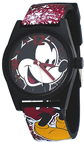 Disney #MCK1574 - Reloj de pulsera analógico, con correa de silicona, con diseño de Mickey Mouse
