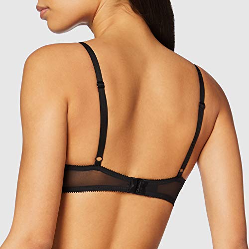 DKNY Intimates Nightfall-Sheer Lace Sujetador Push-up, Negro (Black/Skinny Dip Tl3), 70C (Talla del Fabricante: 32C) para Mujer