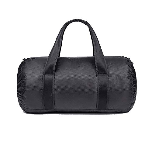 DKzyy 40L Hombres Gran Capacidad Bolsas de Viaje A Prueba de Agua Plegable Casual Deportes Gym Bag Multifuncional Un Hombro Diagonal Crosstraining Paquete,B