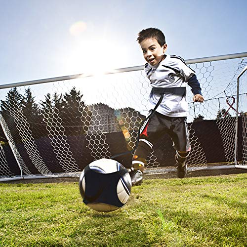 DOACT Soccer Trainer, Ayuda Individual de Entrenamiento de Fútbol Manos Libres con Ajustable Cinturón, Aid Control Skills Soccer Practice Entrenamiento para Niños Principiantes Kick Off Trainer