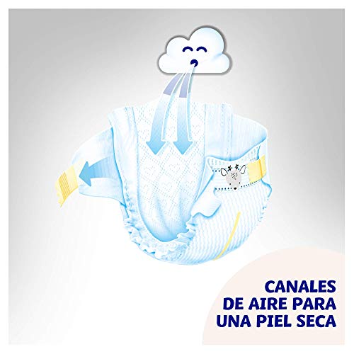 Dodot Sensitive Kit Recién Nacido: 28 pañales talla 1, 2-5 kg + 68 pañales talla 2, 4-8 kg + 54 Toallitas con caja dispensadora