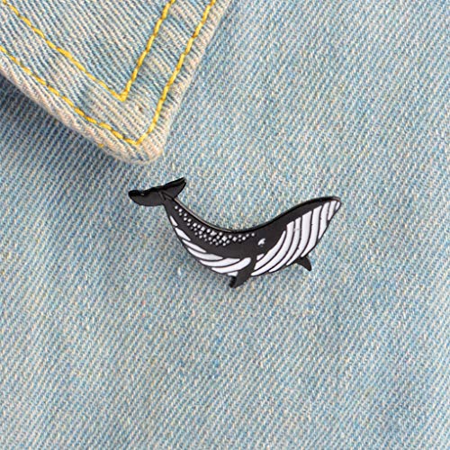 Dolphin en forma de joyería de los hombres Ropa broche niñas Animal aleación plateada Breastpin Pin de ropa