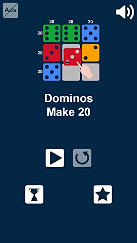 Dominoes Make 20: Math Game for Kids