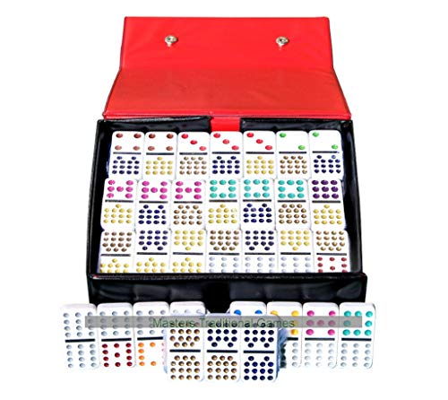 Double 15 Dominoes In Vinyl Case