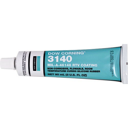 Dow Corning 3140 clara Rtv revestimiento, tubo de 3 onzas.