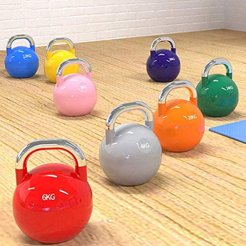 DPLQX Fitness Kettlebell, Ejercicio y Fitness Kettlebells de competición, Conveniente para Todos los entusiastas de la Aptitud,24kg Green