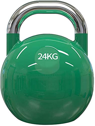 DPLQX Fitness Kettlebell, Ejercicio y Fitness Kettlebells de competición, Conveniente para Todos los entusiastas de la Aptitud,24kg Green
