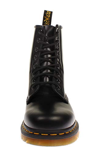 Dr. Martens 1460 - Botas Militares de Mujer, Negro (Black Smooth), 38 EU