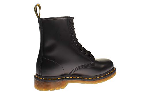 Dr. Martens 1460 - Botas Militares de Mujer, Negro (Black Smooth), 38 EU