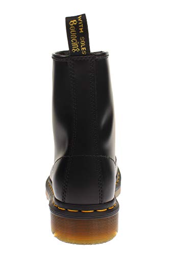 Dr. Martens 1460 - Botas Militares de Mujer, Negro (Black Smooth), 38 EU