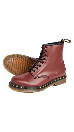 Dr. Martens 1460, Botas Militares Unisex, Rojo (Cherry Red), 42 EU