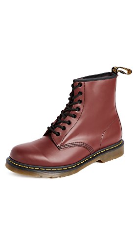 Dr. Martens 1460, Botas Militares Unisex, Rojo (Cherry Red), 42 EU