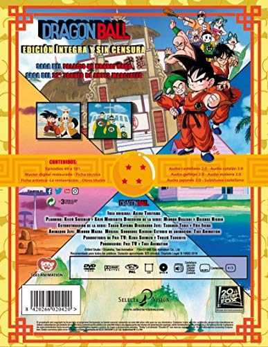 Dragon Ball Sagas Completas Box 2 Ep. 69 A 108 [DVD]