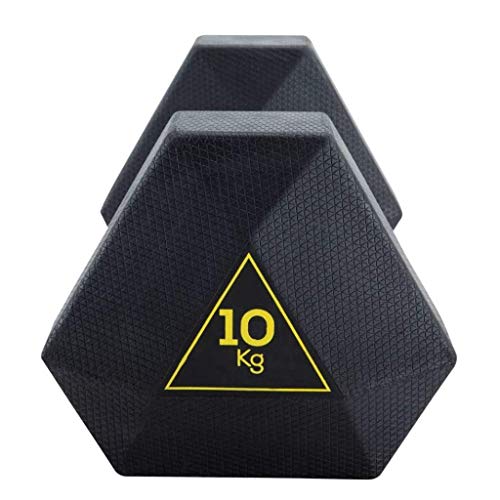 DSHUJC Juego de Pesas con Mancuernas Hexagonal Dumbbell Men's Fitness Home Arm Training Women's Beginners Mancuernas Equipo de Fitness Paquete Individual Juego de Mancuernas para Hombres